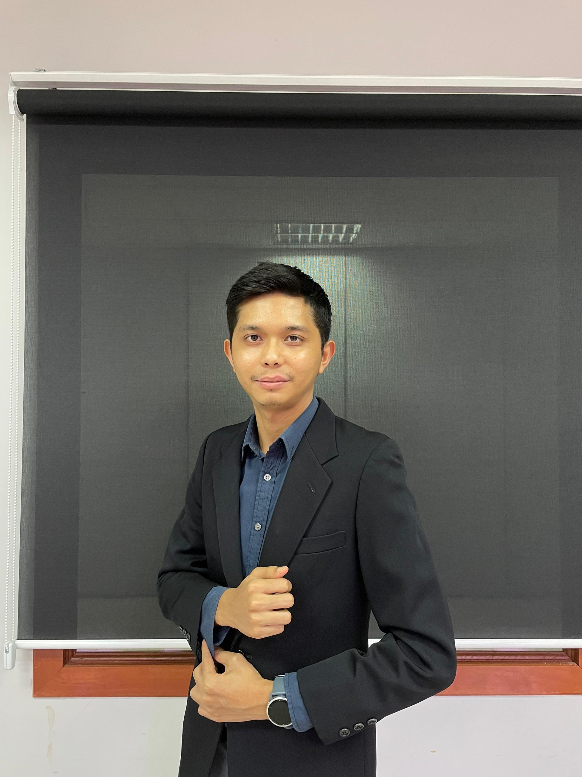 Confident student portrait