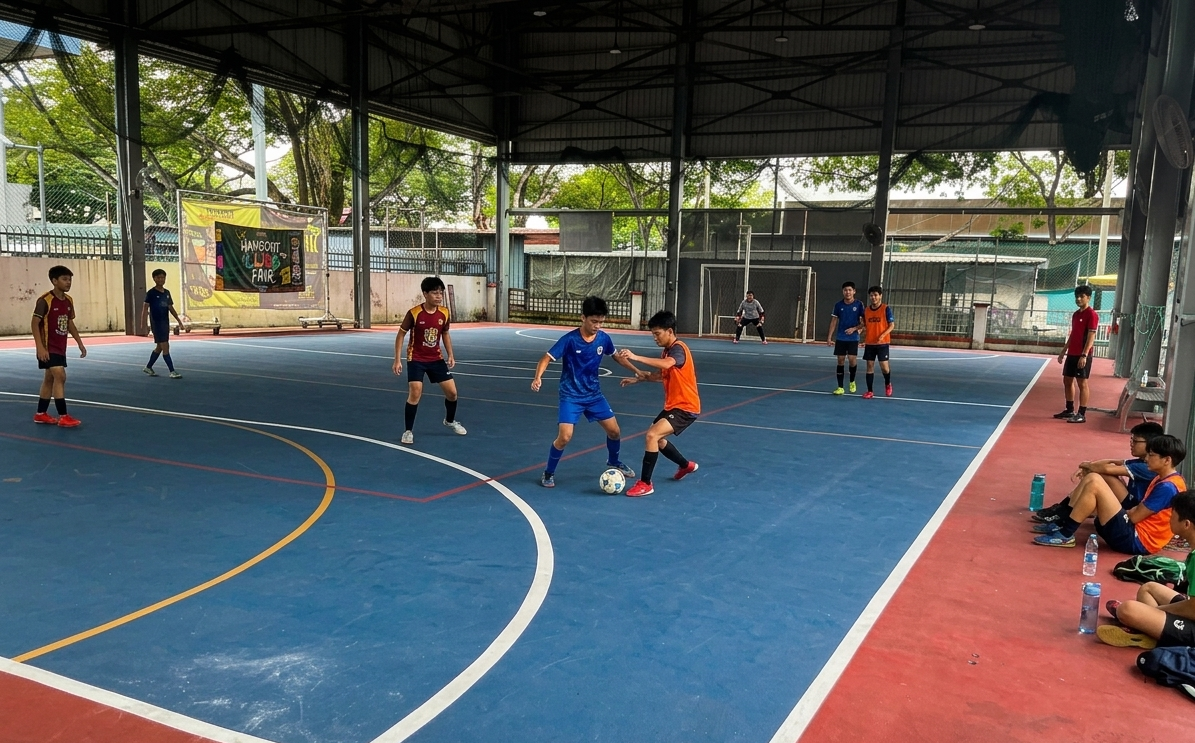 Futsal court facility